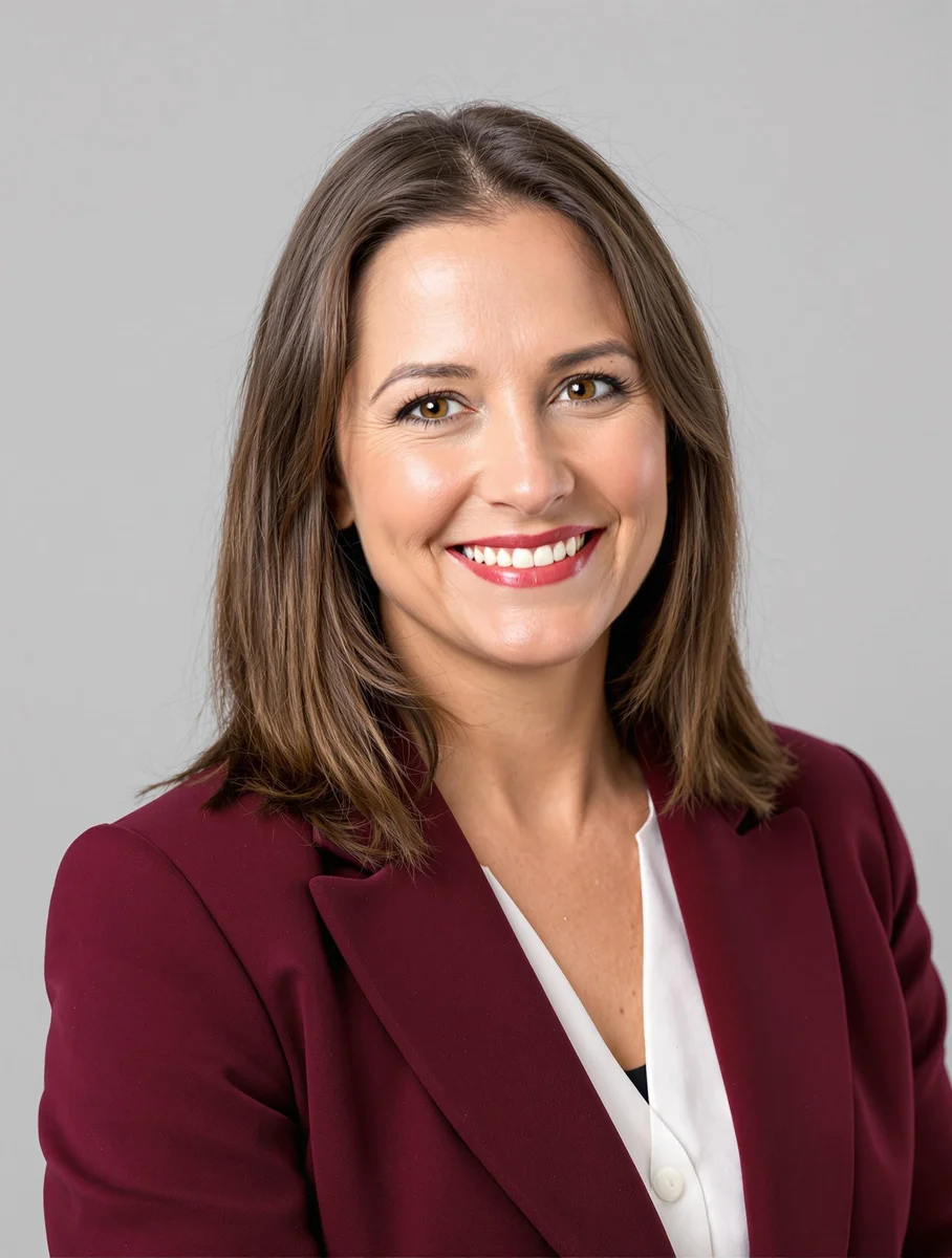 KI-generiertes Bewerbungsfoto - Corporate Frau